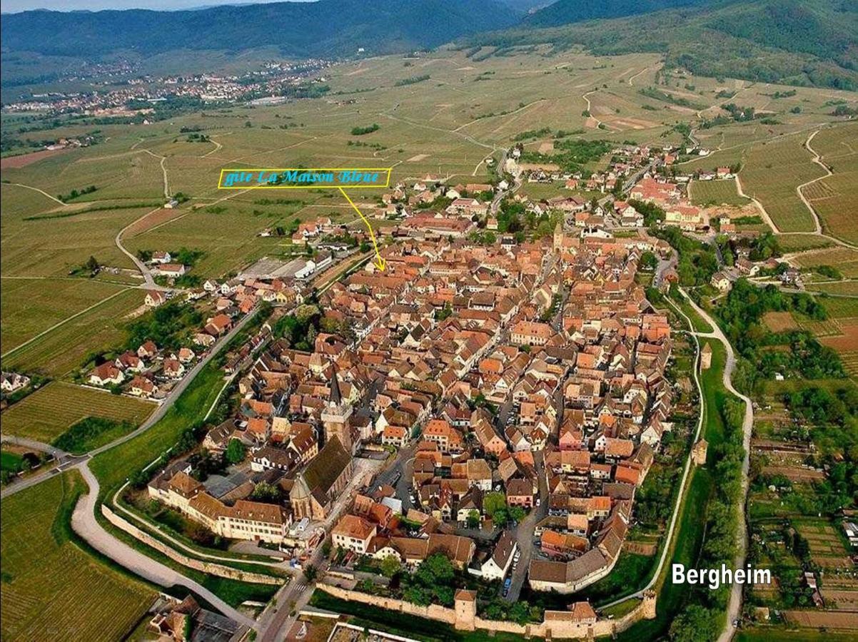 Gite La Maison Bleue Bergheim Dış mekan fotoğraf